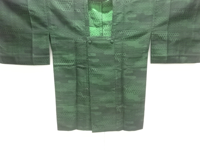 JAPANESE MICHIYUKI COAT FOR SUMMER / WOVEN CLASSICAL PATTERN